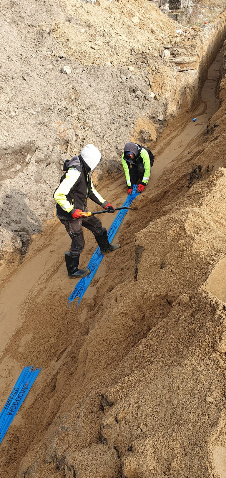 Budowa sieci wodociągowej